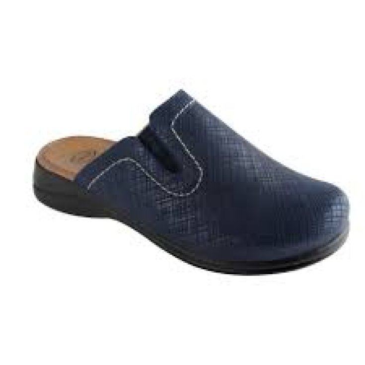 Scholl New Toffee Women's Slipper Technology Memory Cushion Navy Blue Color Size 35