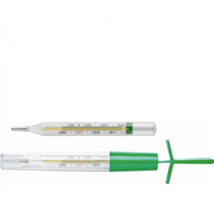 Ca-Mi Clinical Glass Thermometer T-Flap 1 Piece