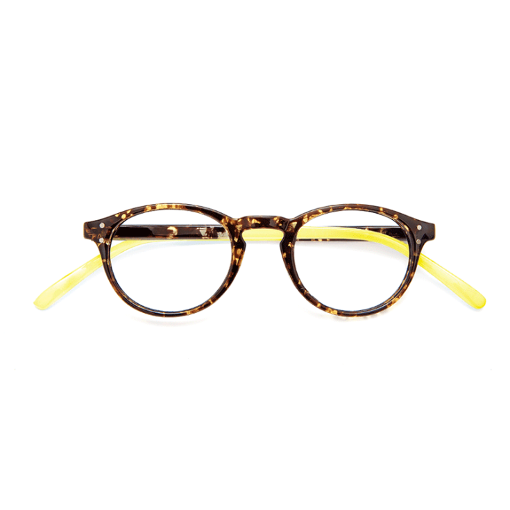 Twins Gold Chicago Reading Glasses Yellow Color +3.00 Diopters