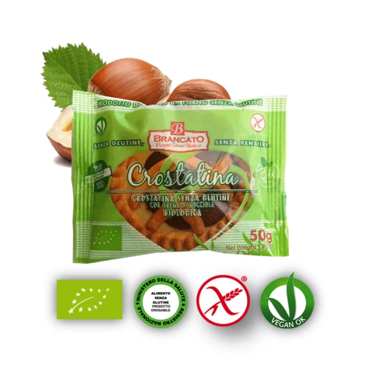 Brancato Organic Gluten Free Hazelnut Cream Tart 50g
