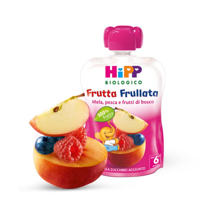 Hipp Fruit Smoothie Apple Peach And Berries Organic 90g