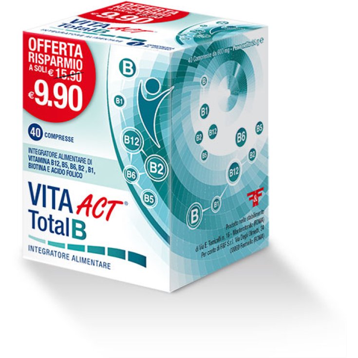Act Vita Line Act Total B Food Supplement 40 Tablets