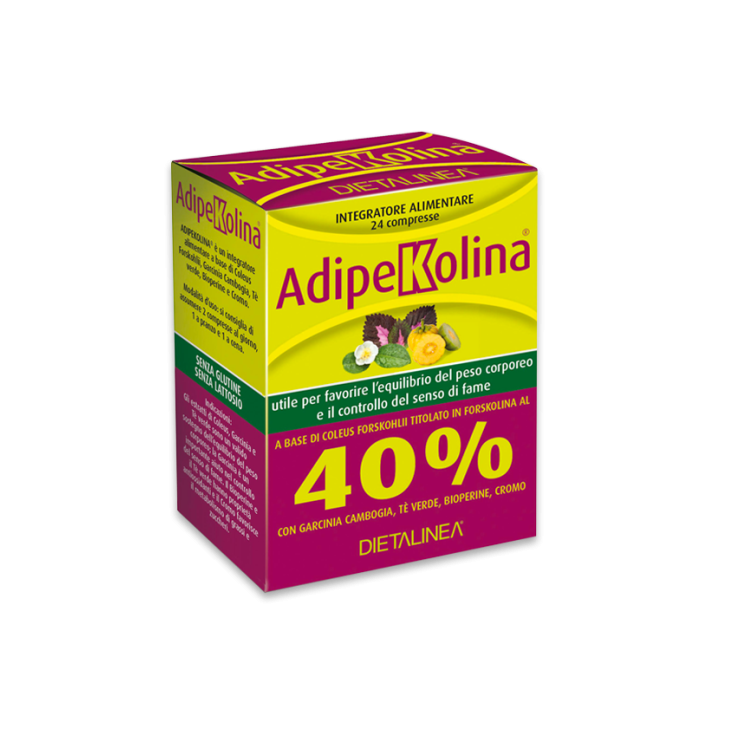 Dietalinea Adipekolina Food Supplement 24 Tablets