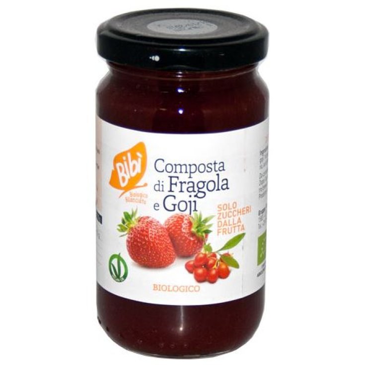 Bibì Organic Strawberry and Goji Compote 210g
