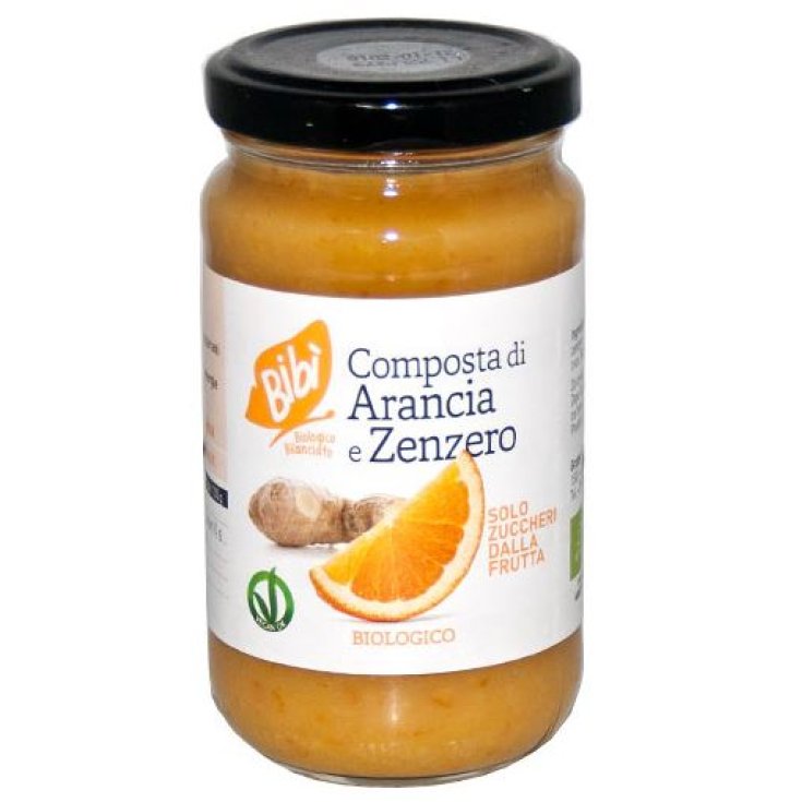 Bibì Organic Orange and Ginger Compote 210g