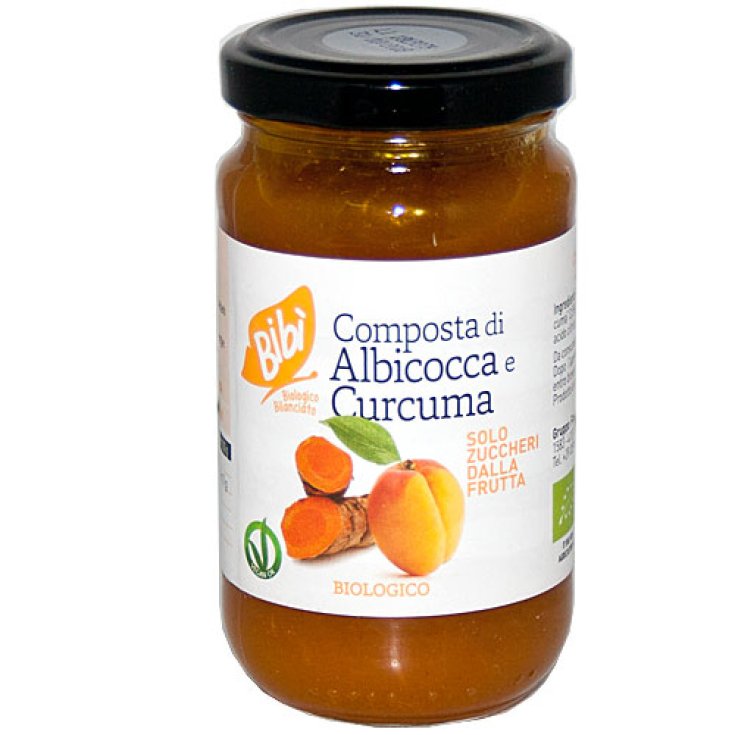 Bibì Organic Apricot and Turmeric Compote 210g