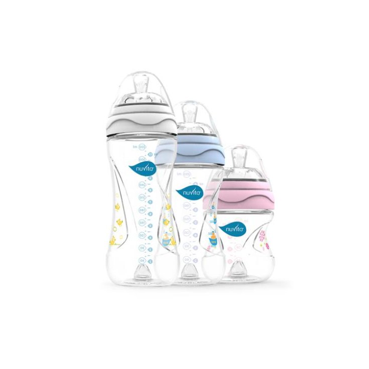 Nuvita Mimic Baby Bottle 150ml Blue Color 1 Piece