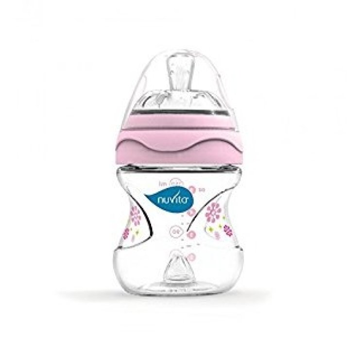 Nuvita Mimic Baby Bottle 150ml Pink