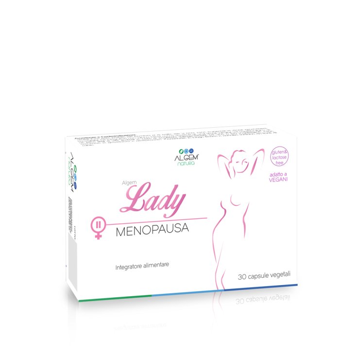 Algem Natura Lady Menopause Food Supplement 30 Capsules