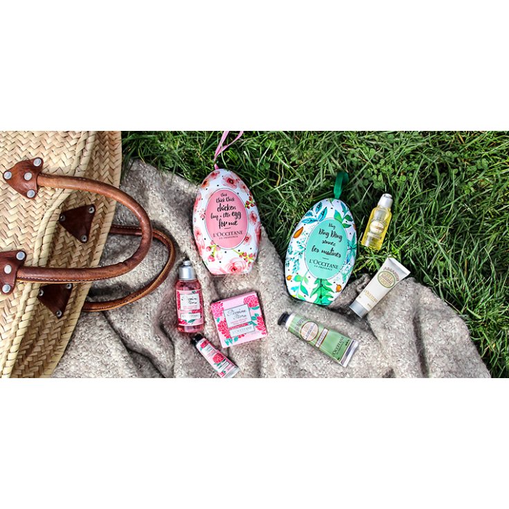 L'Occitane Oeuf Paques Fleurì Pivoine Box of 3 Pieces