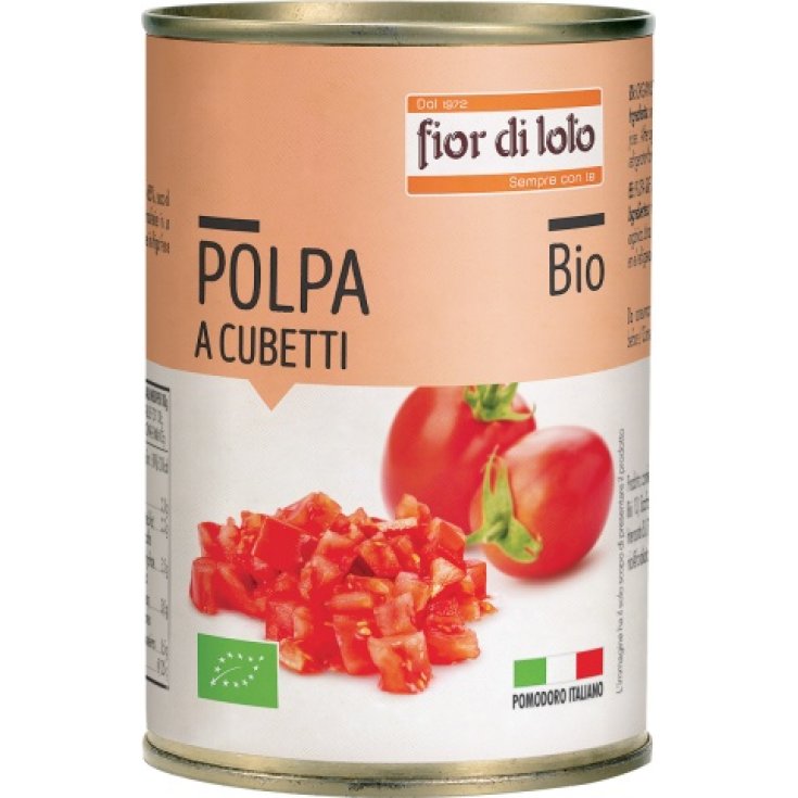 Fior Di Loto Organic Diced Tomato Pulp 400g