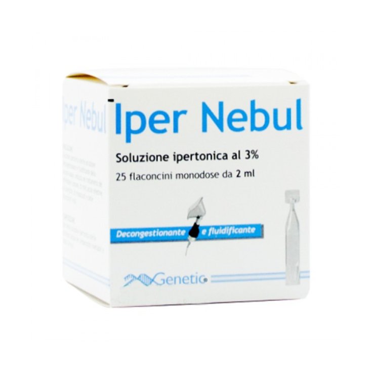 Genetic Pharma Iper Nebul Hypertonic Solution 3% 25 Bottles