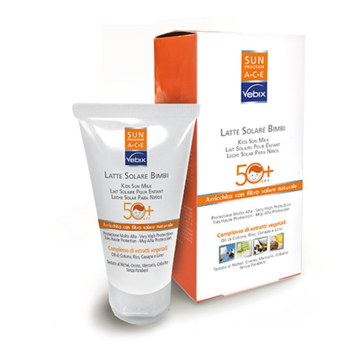 Vebix Sun Program Sun Milk Children Spf50 + 200ml