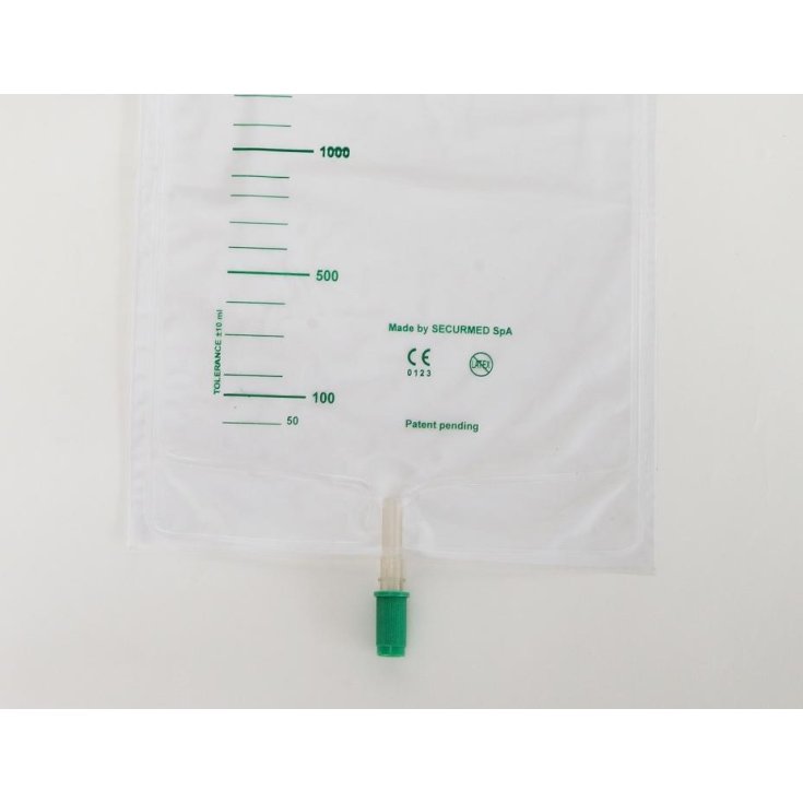 Securmed Securdrain Urine Collection Bag Measures 2000ml 130cm