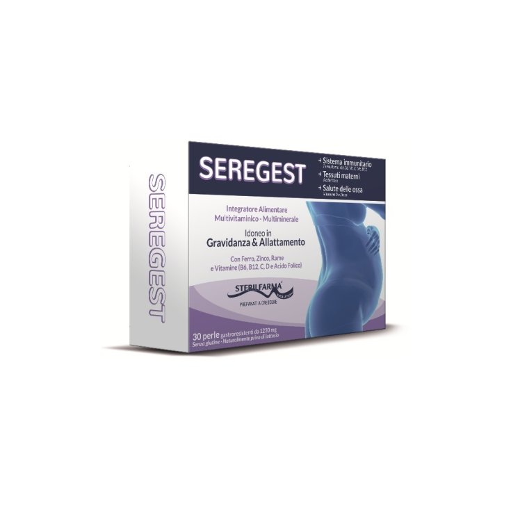 Sterilfarma® Seregest Food Supplement 30 Pearls