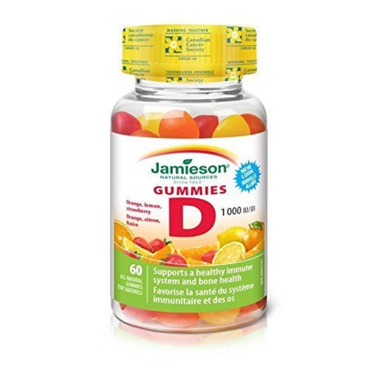 Jamieson Vitamin D Gummies Food Supplement 60 Candies