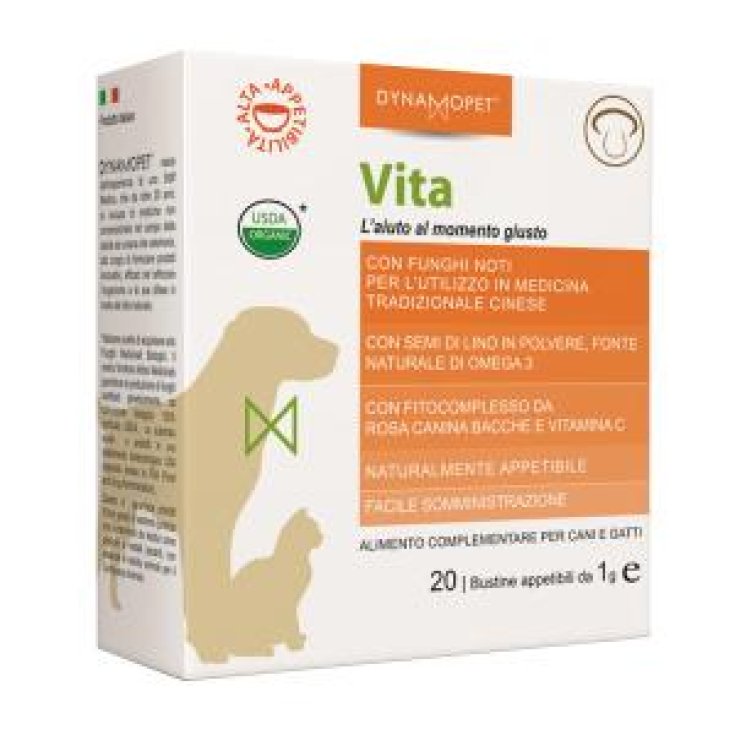 Dynamopet Vita Food Supplement Dogs and Cats 20 Sachets x1g