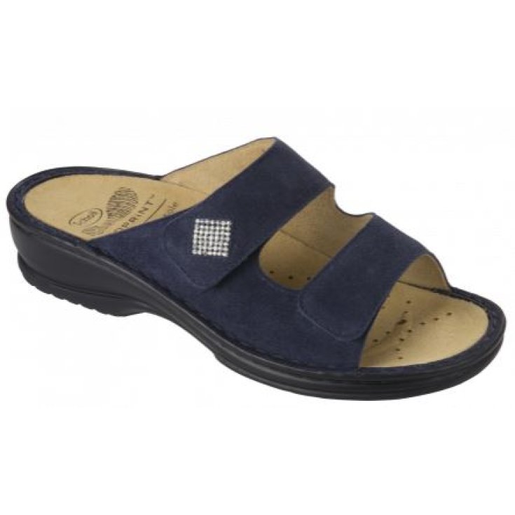 Scholl Atria Suede Women's Slipper Navy Blue 40
