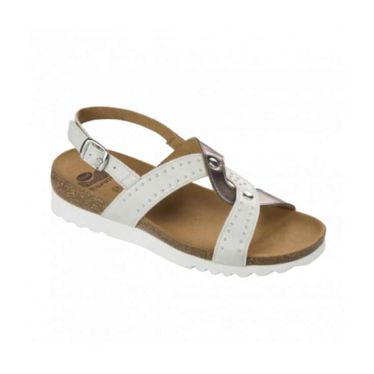 Dr. Scholl's Sandal Selah Synt L + sl W Off White / Bronze Size 39 1 Pair