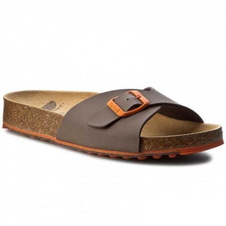 Scholl Spikey SS 4 Woman Slipper Bronze / Gold Color Size 36