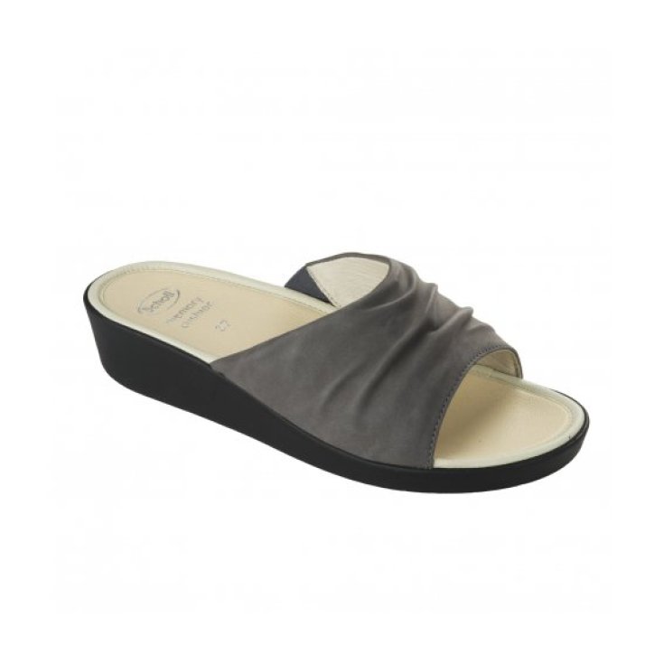 Scholl Loira Wavy Woman Slipper Gray Color Size 36