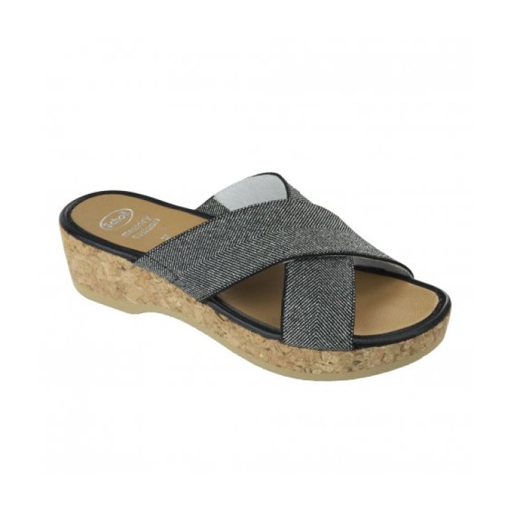 Scholl Tansy Sandal Woman Silver Color Size 41