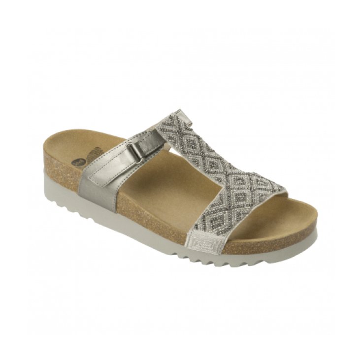 Scholl Astrelle Sandal Woman Color Platinum / White Size 41