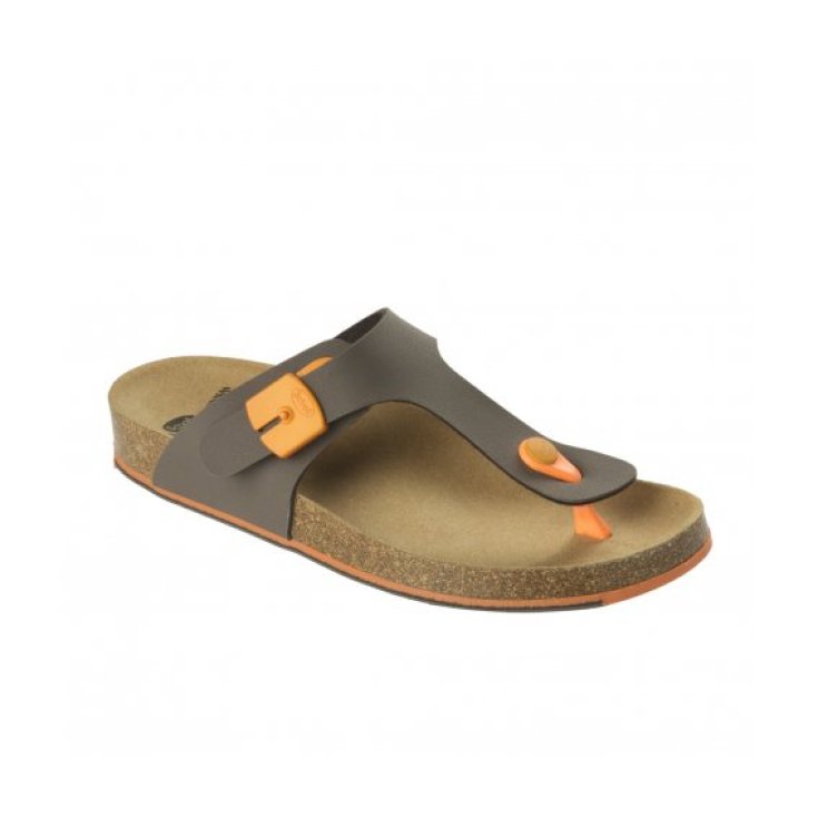 Scholl Spikey SS5 Flip Flops Woman Color Brown / Orange Size 37