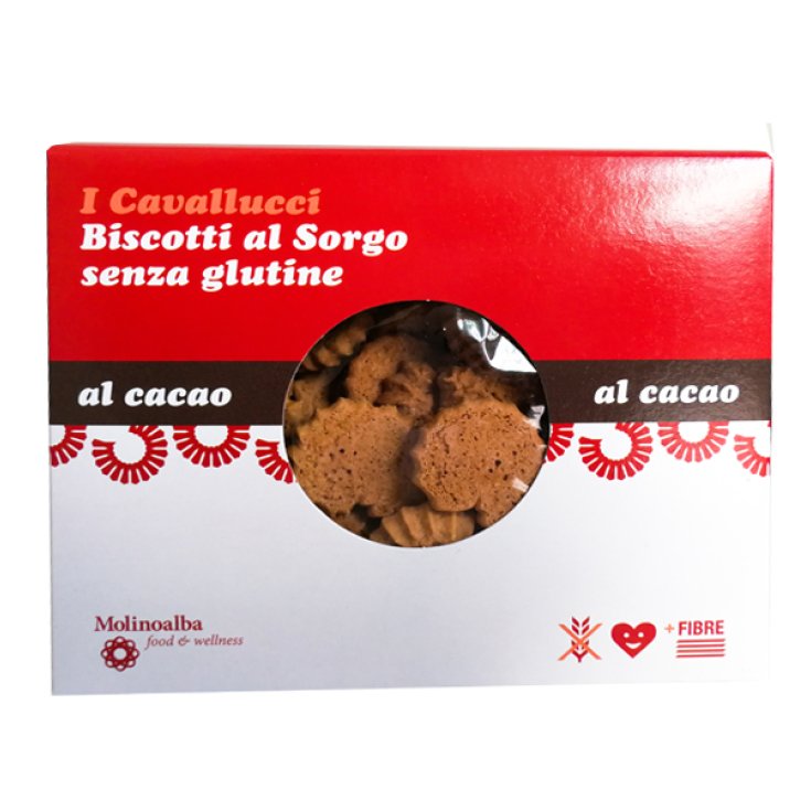 Molino Alba I Cavallucci With Cocoa Gluten Free Cookies 125g