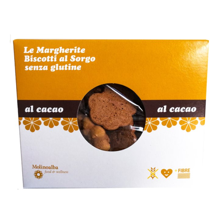 Molino Alba Le Margherite With Cocoa Gluten Free Cookies 125g