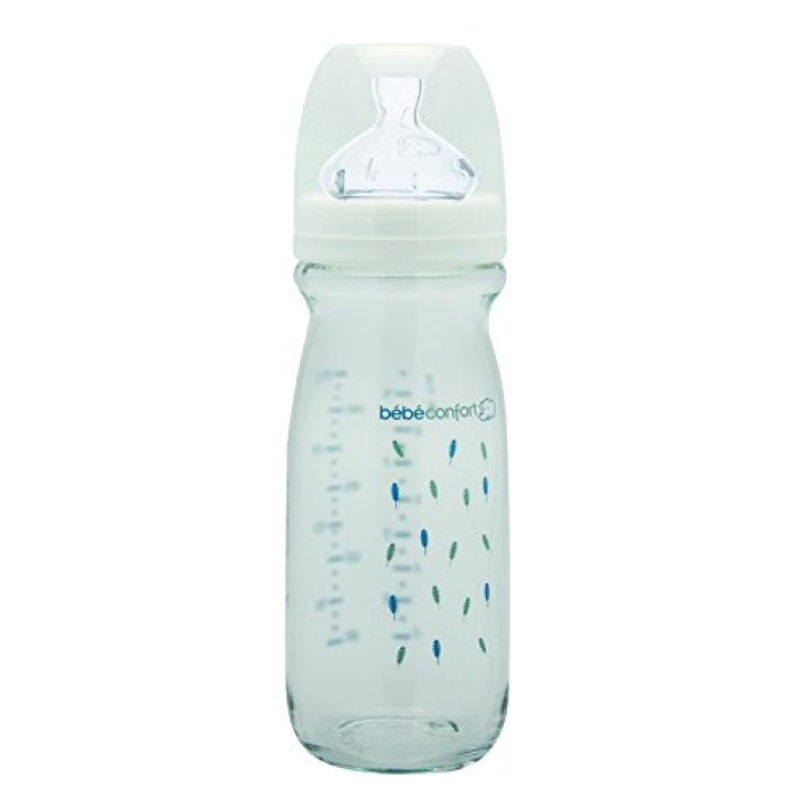 Bebe Confort Baby Bottle Heat Resistant Glass 270ml Size 1