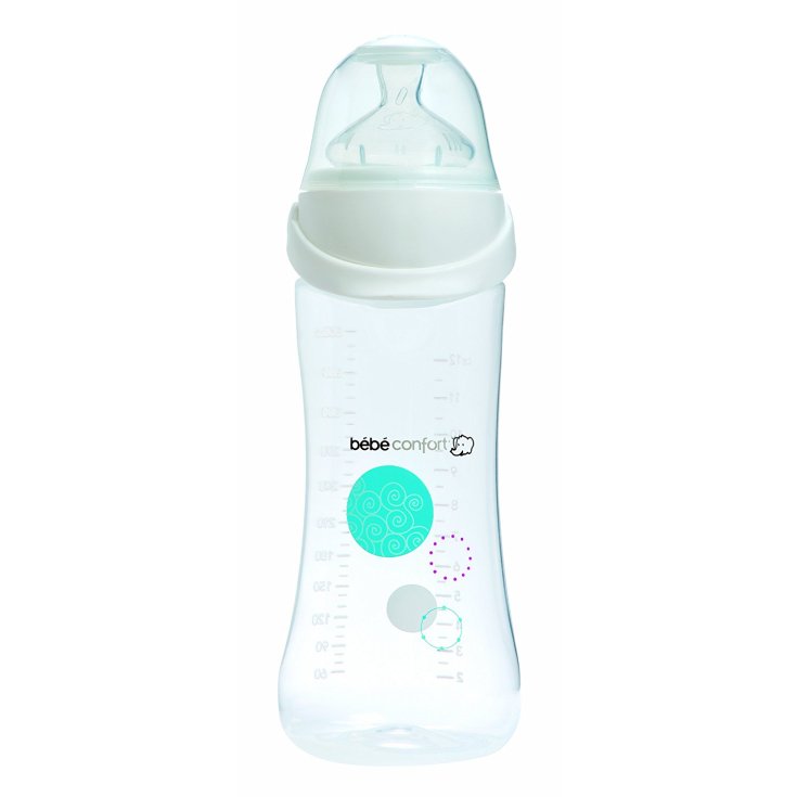 Bebe Confort Standard Neck Baby Bottle in PP 270ml Size 2 White