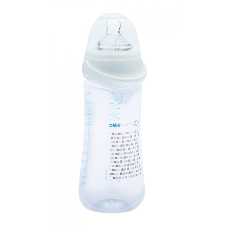 Bebe Confort Classic Baby Bottle with Standard Neck in PP 360ml Size 2 White Color