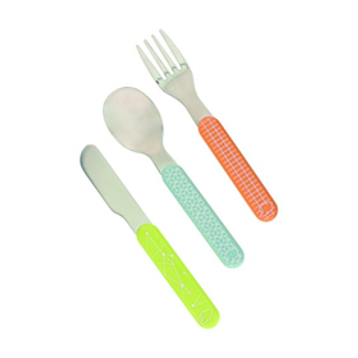 Bebe Confort Metallic Cutlery Rainbow Fantasy 3 Cutlery