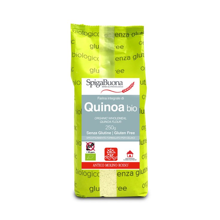 SpigaBuona Organic Wholemeal Quinoa Flour Gluten Free 250g