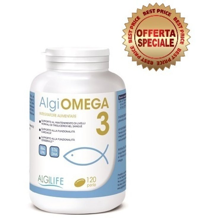 Algilife Algiomega 3 Food Supplement 120 Pearls