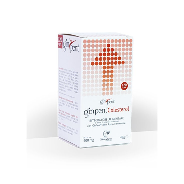 Ambrafarm Ginpent Colesterol Food Supplement 120 Capsules
