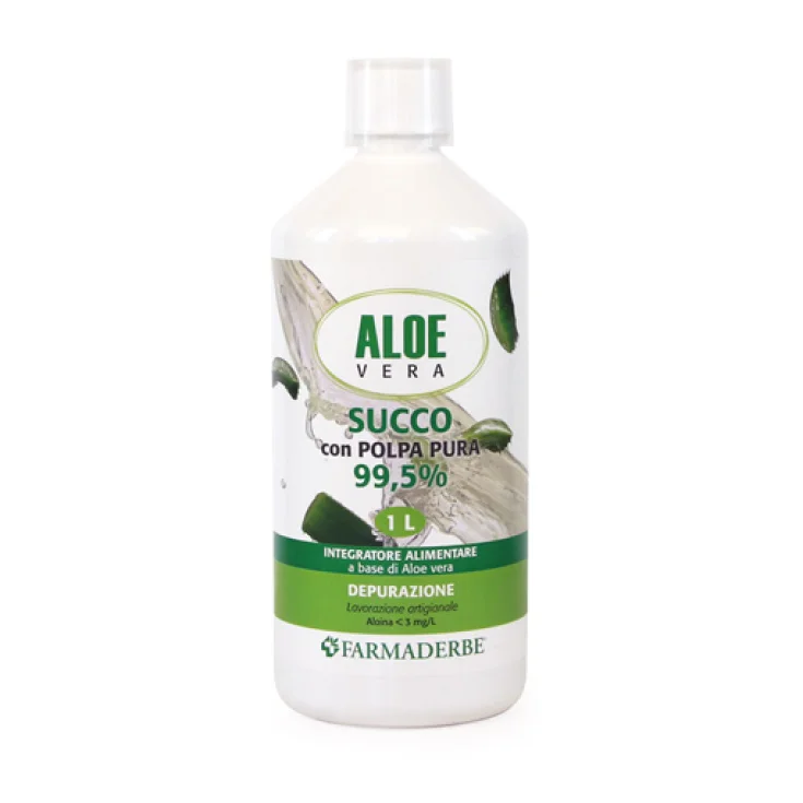 Farmaderbe Aloe Vera Pure Juice 99.5% Pure Juice 1000ml