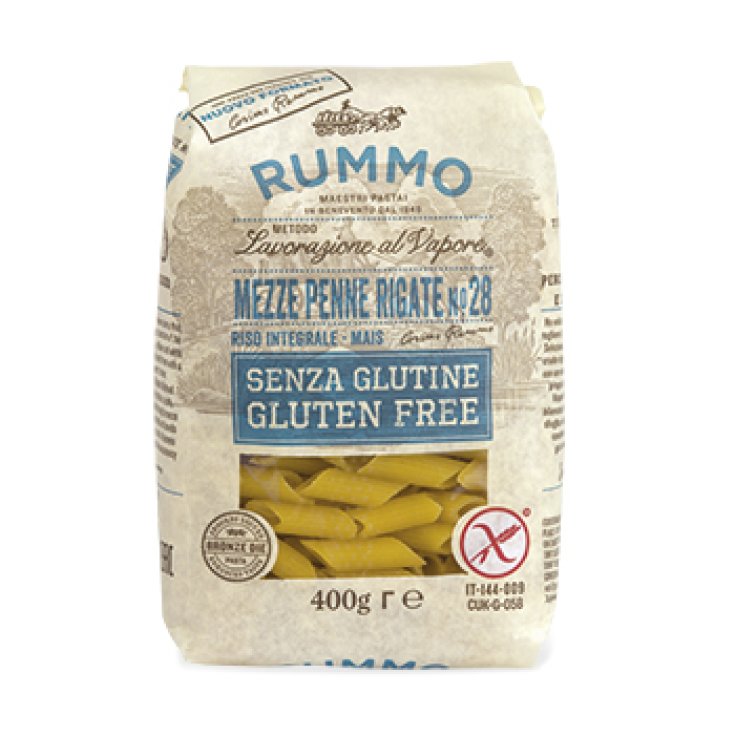 RUMMO Penne Rigate Sans Gluten n 66 - Pack de 400gr - Rummo