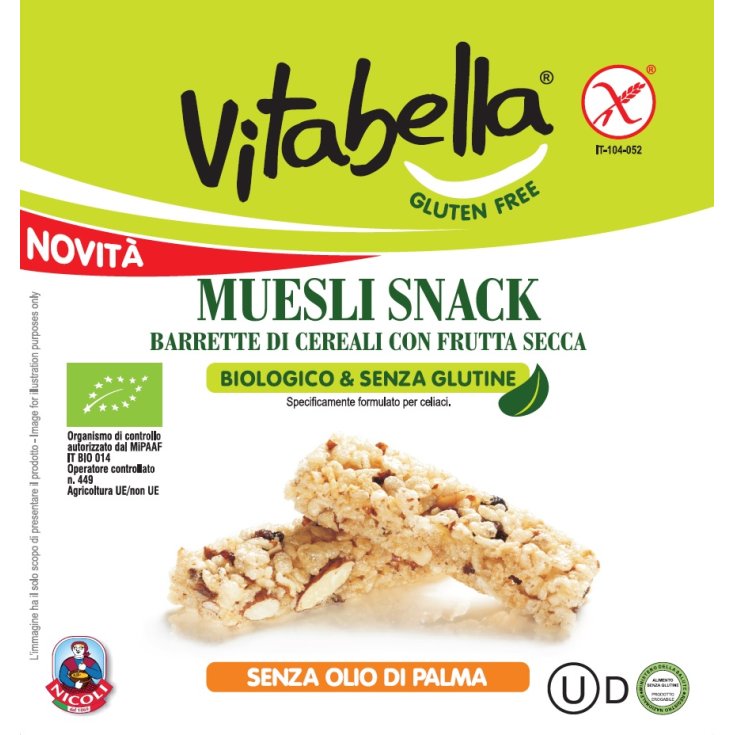 Vitabella Gluten Free Cereal And Fruit Bar 129g