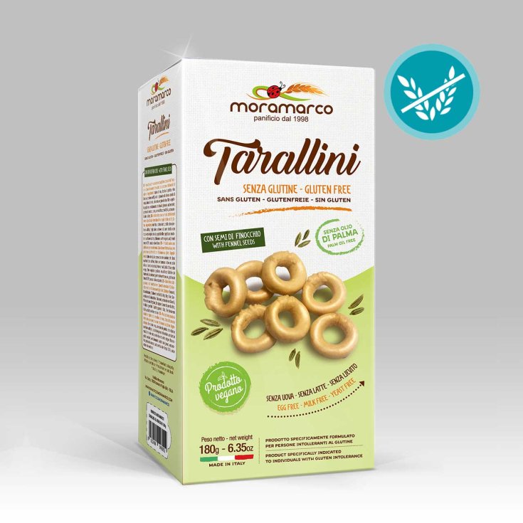 Moramarco Tarallini With Fennel Gluten Free 6x30g