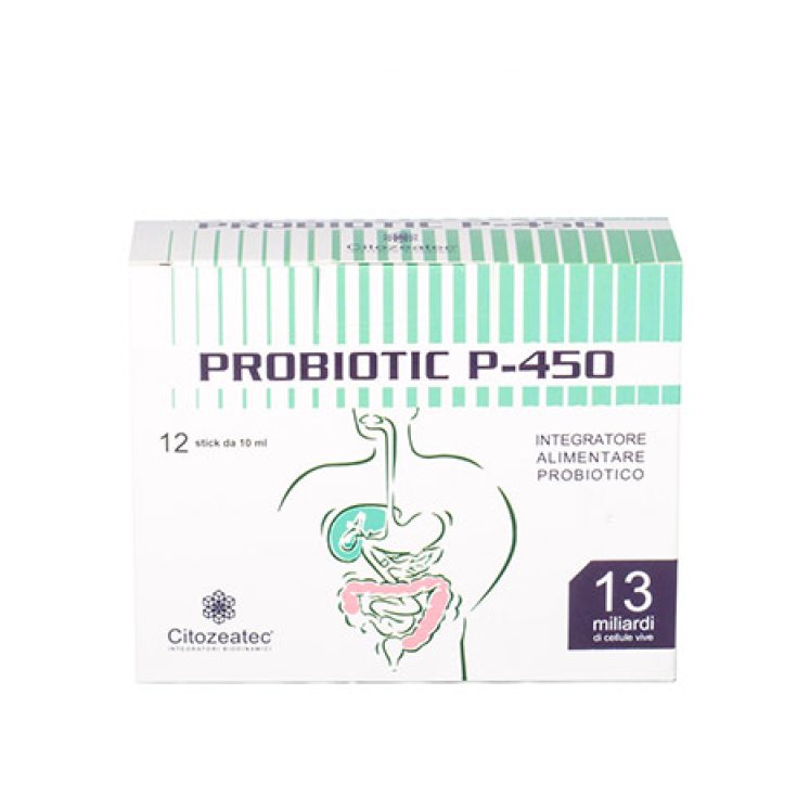 Citozeatec Probiotic P-450 Food Supplement 12 Single-dose Sticks
