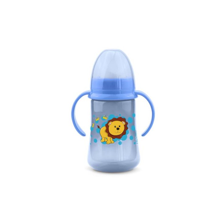 Nuvita Cup With Silicone Spout With Blue Handles