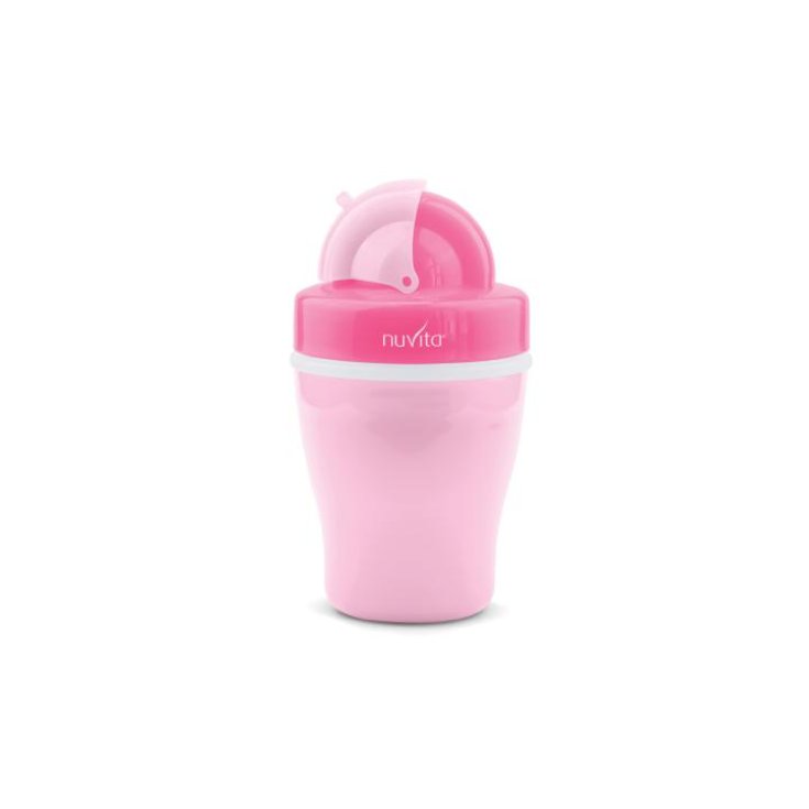 Nuvita Cup With Straw And Double Thermal Insulation Pink Color 1 Piece