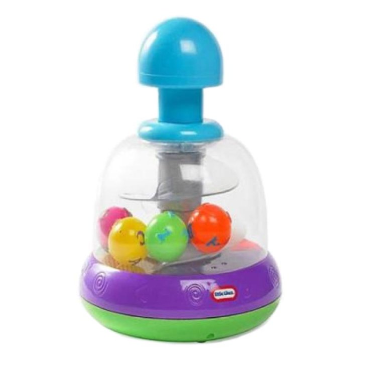 Little Tikes Interactive Games Spinning Top Purple Lights and Sounds