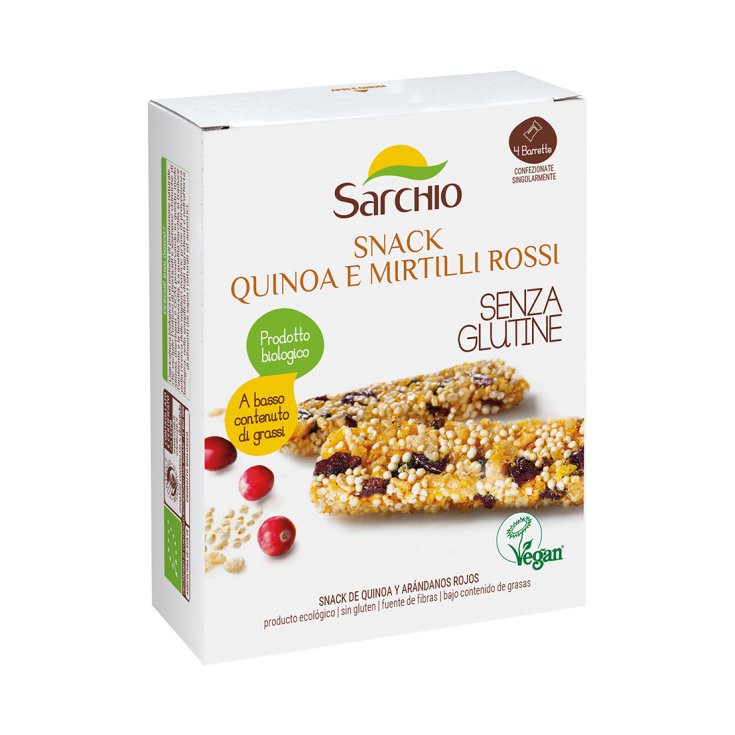 Sarchio Barritas Snacks Quinoa y Arandanos 20g