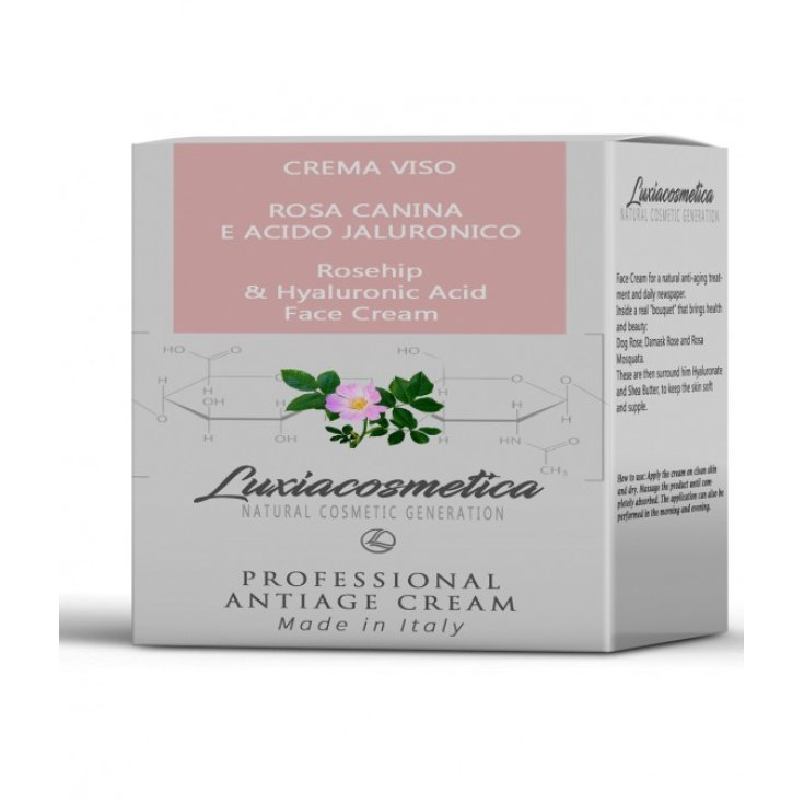 Luxiacosmetica Rosehip Face Cream And Hyaluronic Acid 50ml