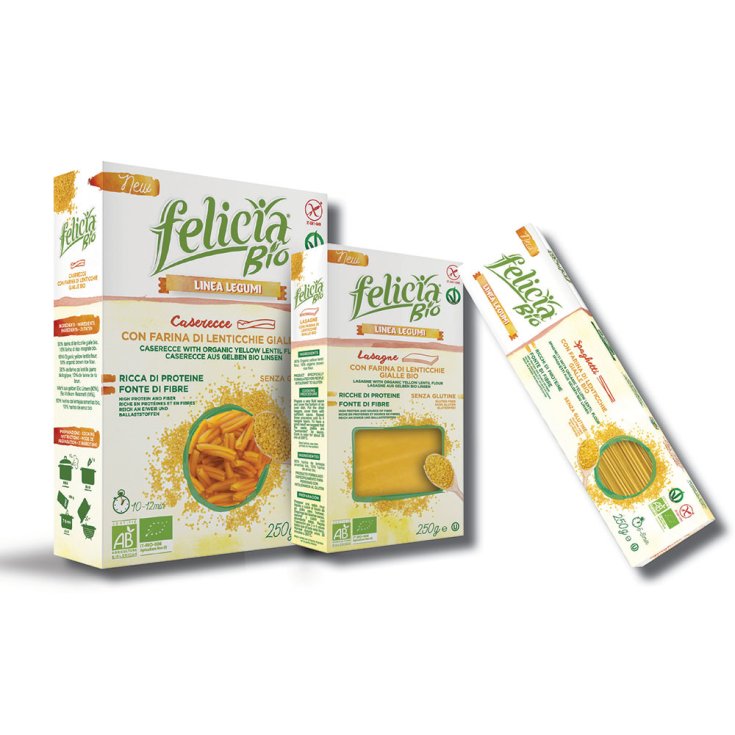 Felicia Bio Pasta With Yellow Lentils Organic Lasagna 250g