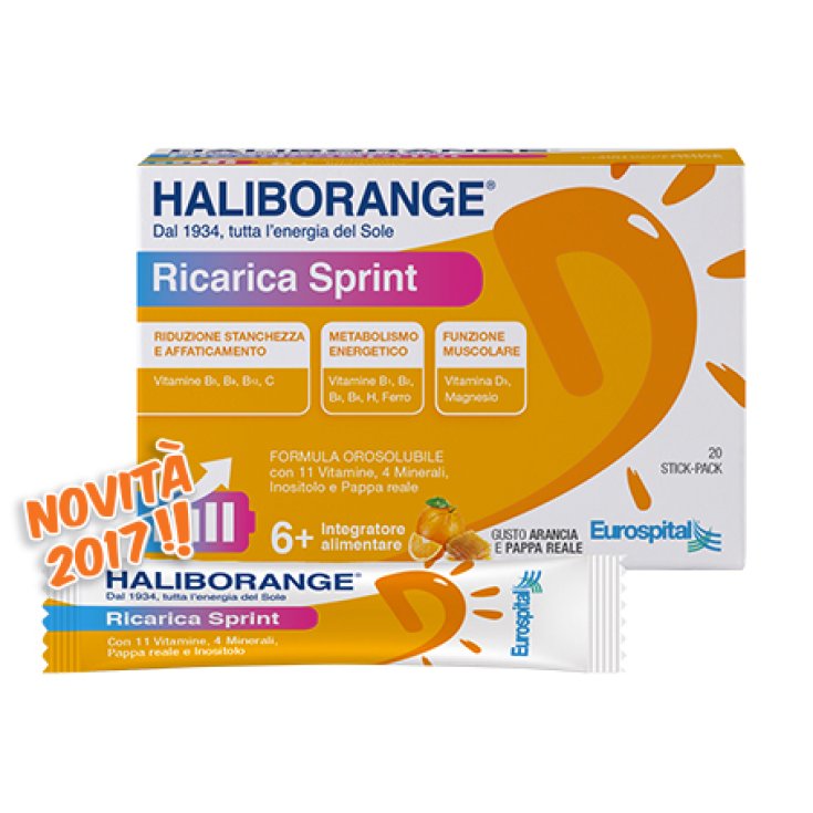 Eurospital Haliborange Refill Sprint Food Supplement 20 Sticks