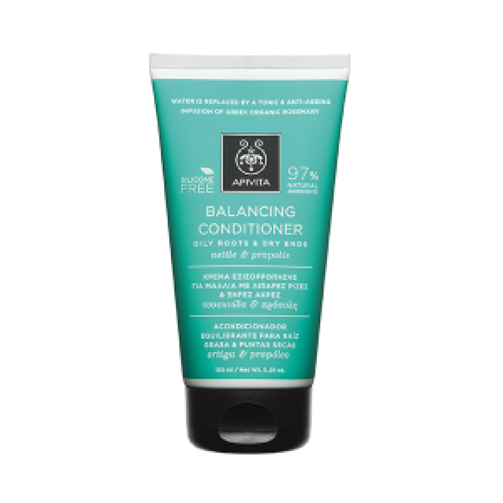 Apivita Balancing Balm For Oily Roots And Dry Tips With Nettle And Propolis 150ml